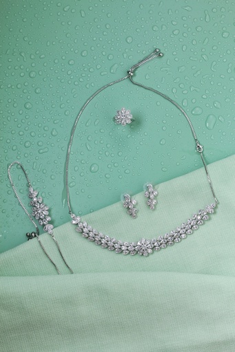 Adjustable Zircon set Drops shape  