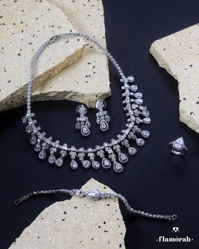 High quality zircon set for brides