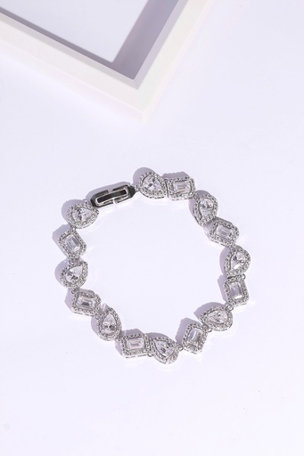 [BZ-44-06] Drop square bracelet