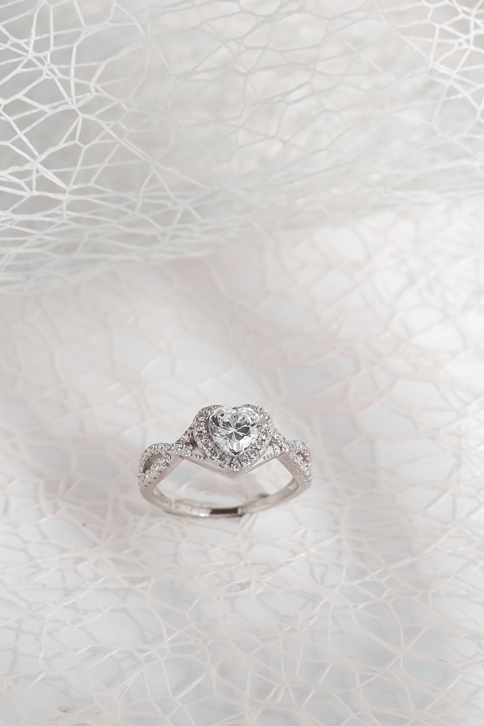 heart silver 925 ring