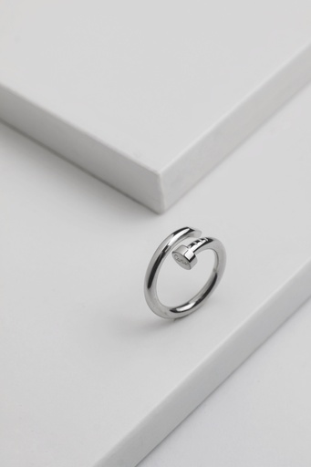 Nail shape smooth ring