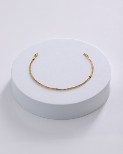 [AK-33-14] Spiral shape anklet