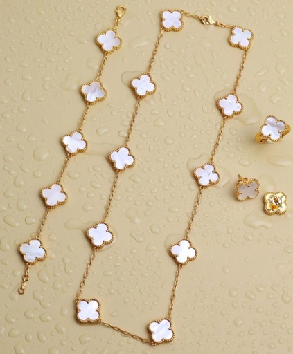[SK-03-20] White set flower shape
