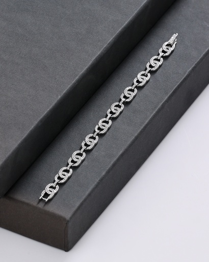 [BZ-44-05] Chain zircon bracelet