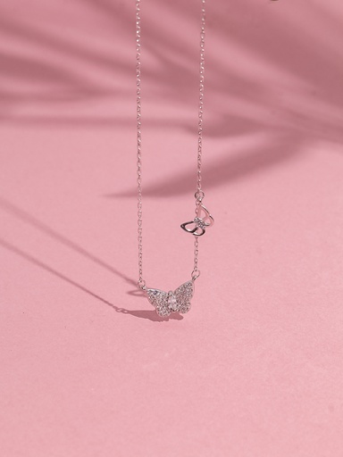 [NS-25-19] Silver 925 butterfly necklace