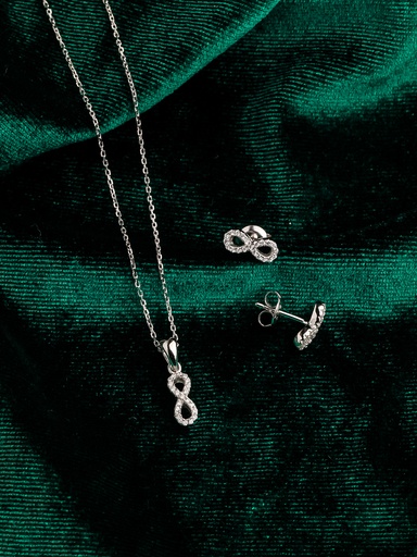 [SS-25-19] Small infinity silver 925 set