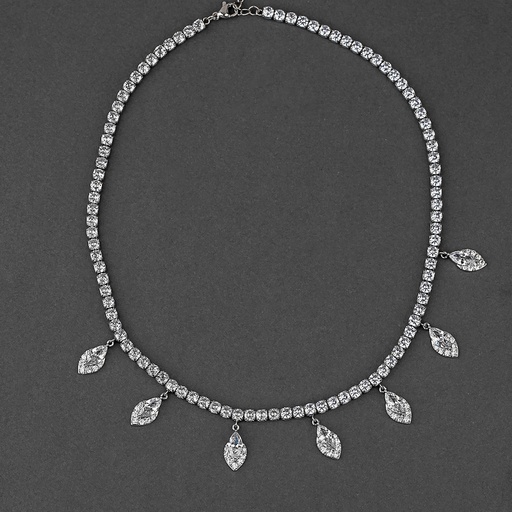 [CH-03-13] Leaves tennis choker