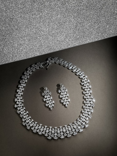 [SZ-44-76] plane wings shape luxury zircon set